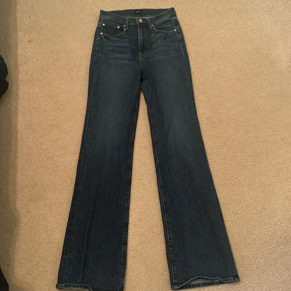 NWOT Edwin Marli Wide leg Jean, High Rise